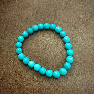 Turquoise gemstone bracelet with adjustable fit #crystalhealing